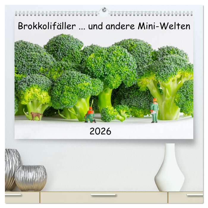 Brokkolifäller ... und andere Mini-Welten (CALVENDO Premium Wandkalender 2026)