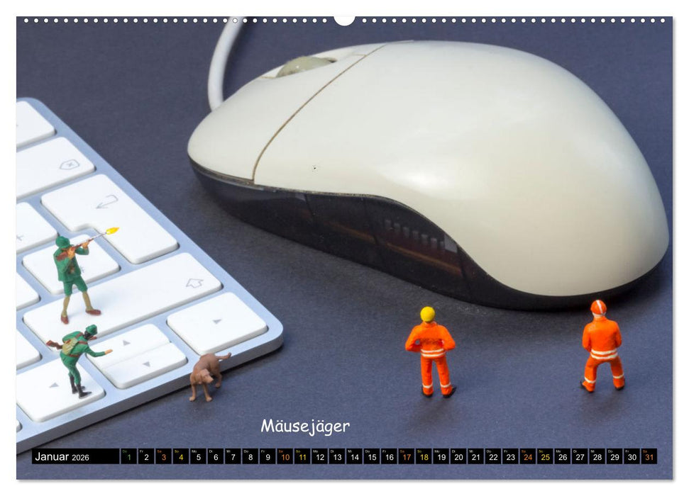 Brokkolifäller ... und andere Mini-Welten (CALVENDO Premium Wandkalender 2026)