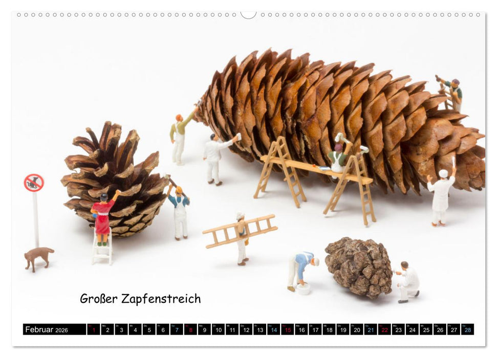 Brokkolifäller ... und andere Mini-Welten (CALVENDO Premium Wandkalender 2026)