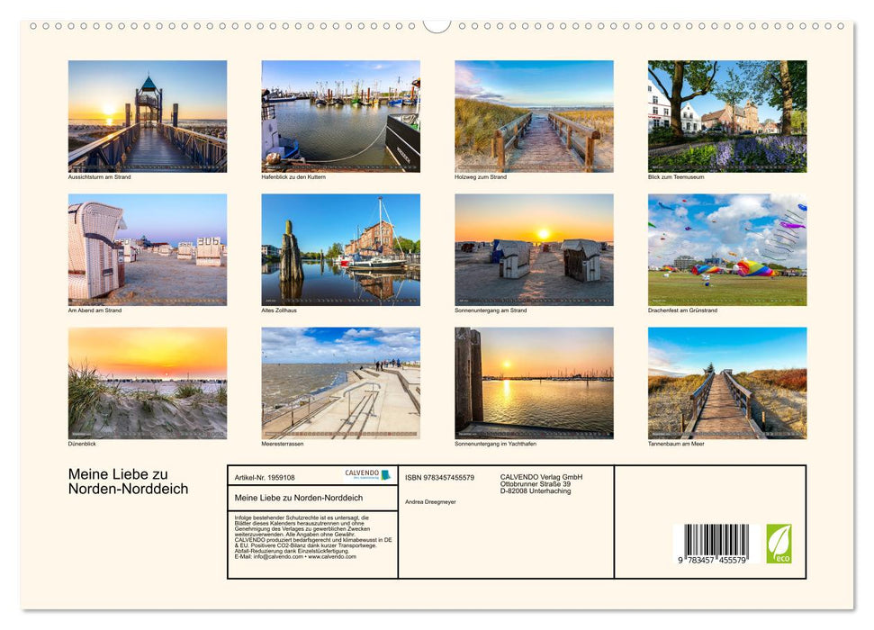 Meine Liebe zu Norden-Norddeich (CALVENDO Premium Wandkalender 2026)