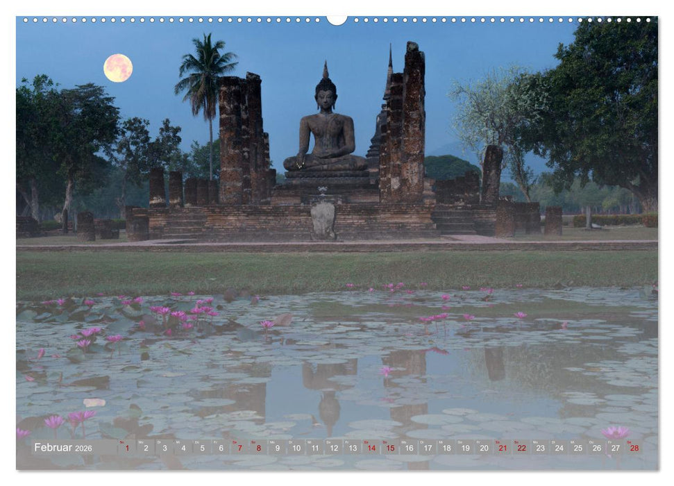 Vollmond - Momente der Ruhe (CALVENDO Premium Wandkalender 2026)