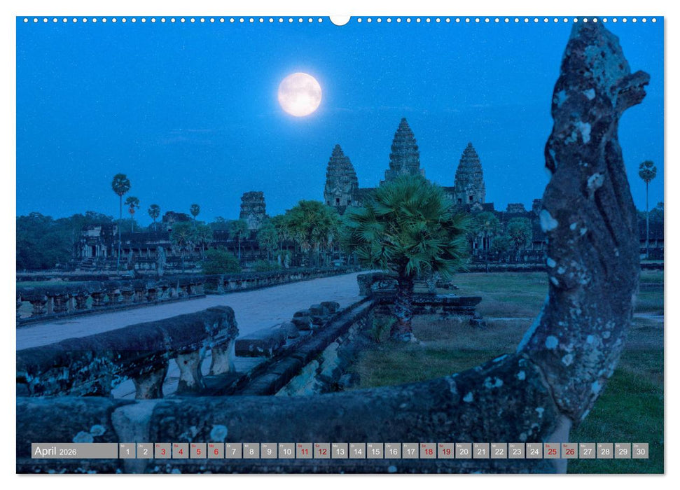 Vollmond - Momente der Ruhe (CALVENDO Premium Wandkalender 2026)