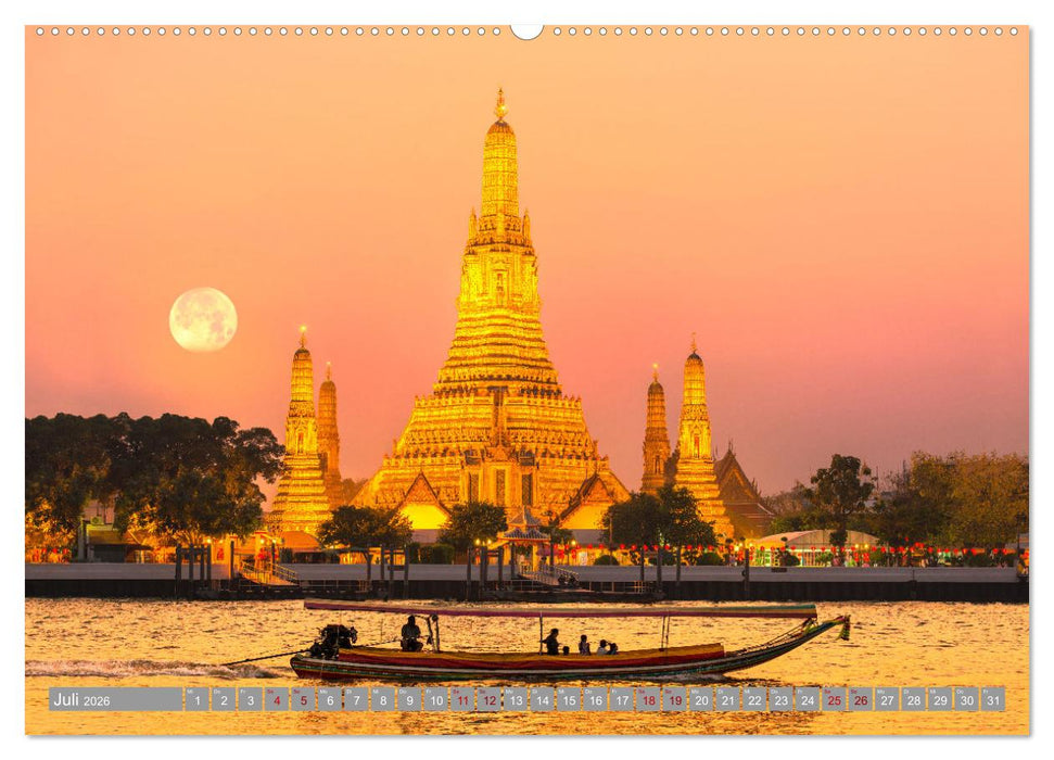 Vollmond - Momente der Ruhe (CALVENDO Premium Wandkalender 2026)