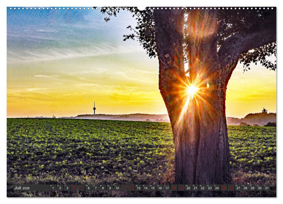 Karlsruhes Osten (CALVENDO Premium Wandkalender 2026)