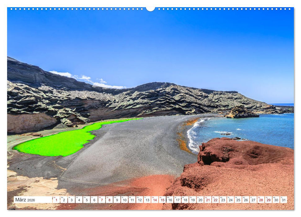 Lanzarote - Wo die Vulkane die Landschaft formten (CALVENDO Premium Wandkalender 2026)