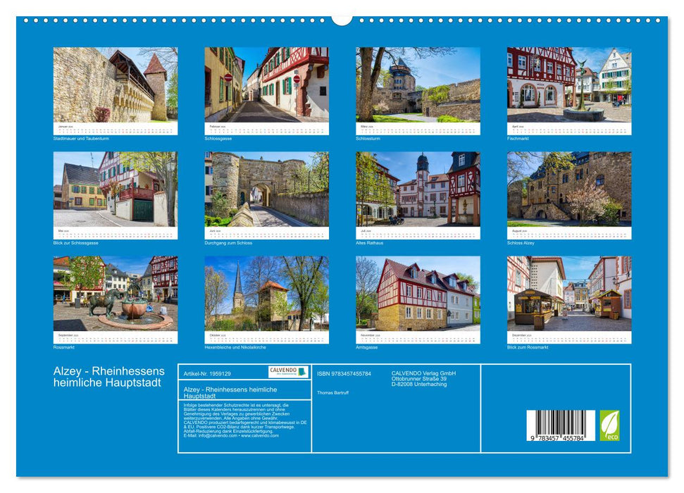 Alzey - Rheinhessens heimliche Hauptstadt (CALVENDO Premium Wandkalender 2026)