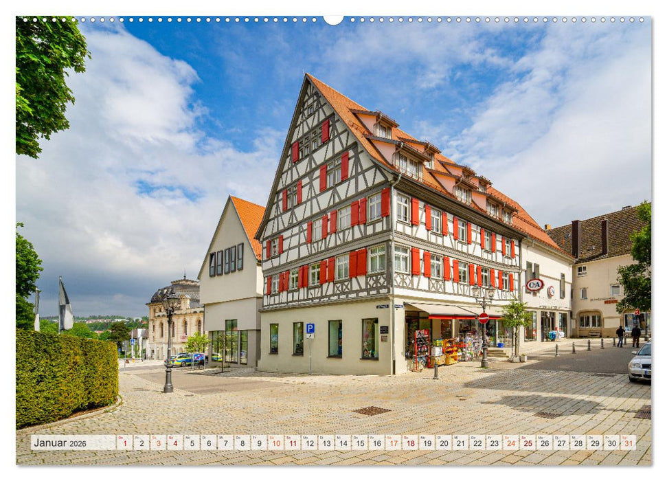 Sigmaringen Impressionen (CALVENDO Premium Wandkalender 2026)