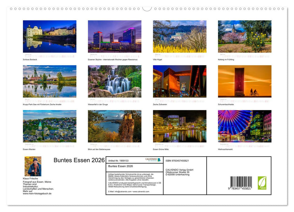 Buntes Essen 2026 (CALVENDO Premium Wandkalender 2026)