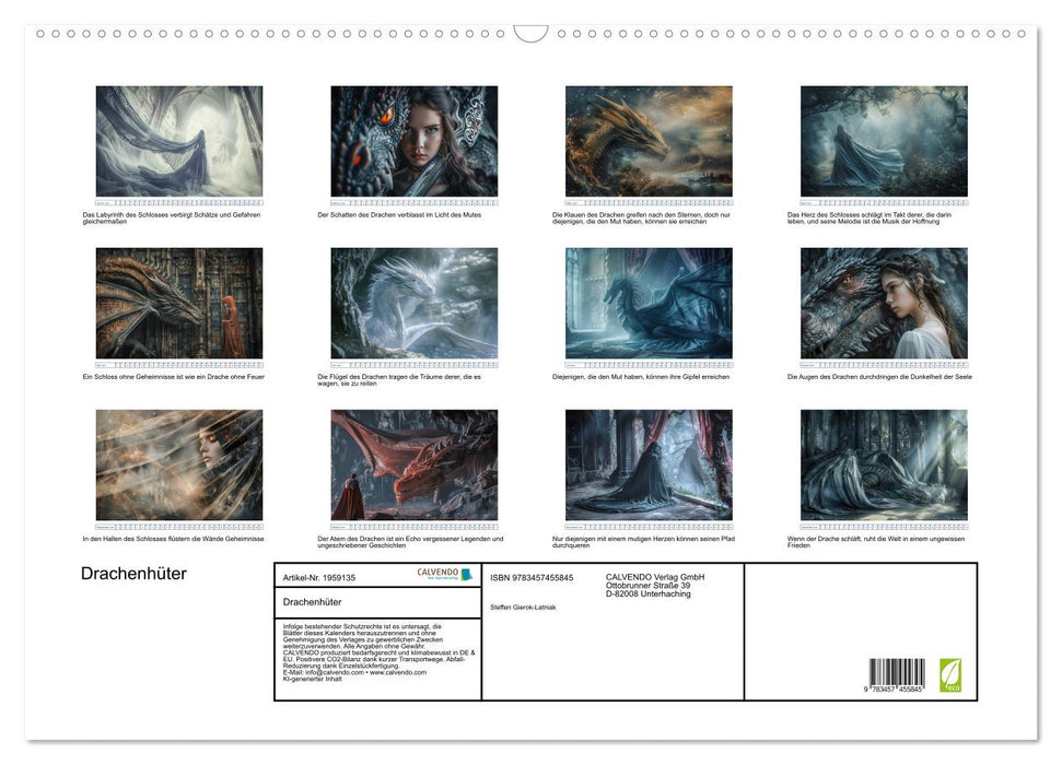 Drachenhüter (CALVENDO Wandkalender 2026)