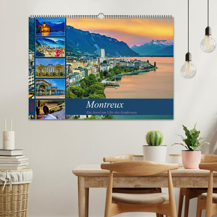 Montreux - ein Juwel am Ufer des Genfersees (CALVENDO Wandkalender 2026)