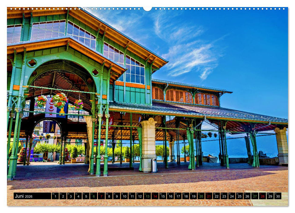 Montreux - ein Juwel am Ufer des Genfersees (CALVENDO Wandkalender 2026)