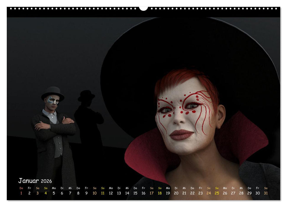 Schöne Scheinwelt (CALVENDO Premium Wandkalender 2026)