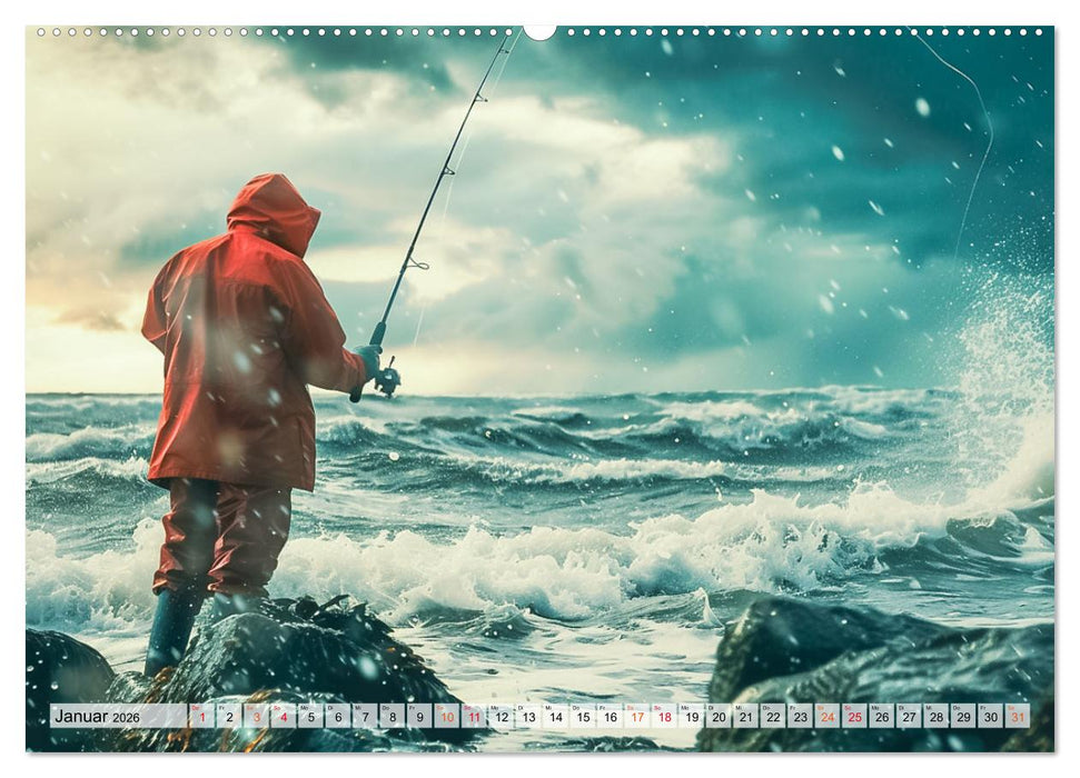 Angeln und Fischen Impressionen (CALVENDO Premium Wandkalender 2026)