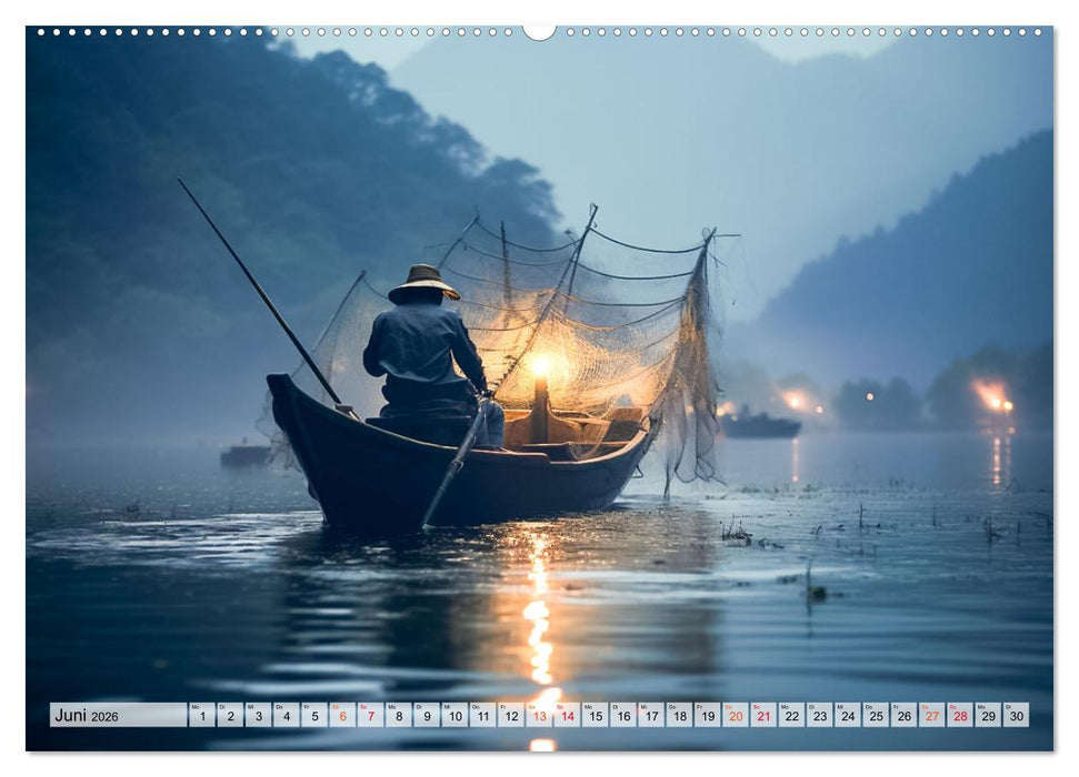 Angeln und Fischen Impressionen (CALVENDO Premium Wandkalender 2026)