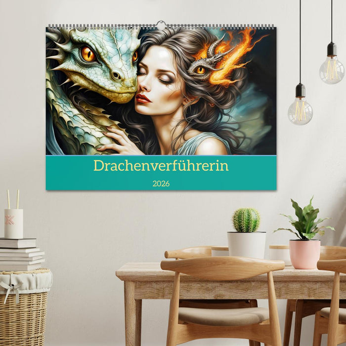 Drachenverführerin (CALVENDO Wandkalender 2026)