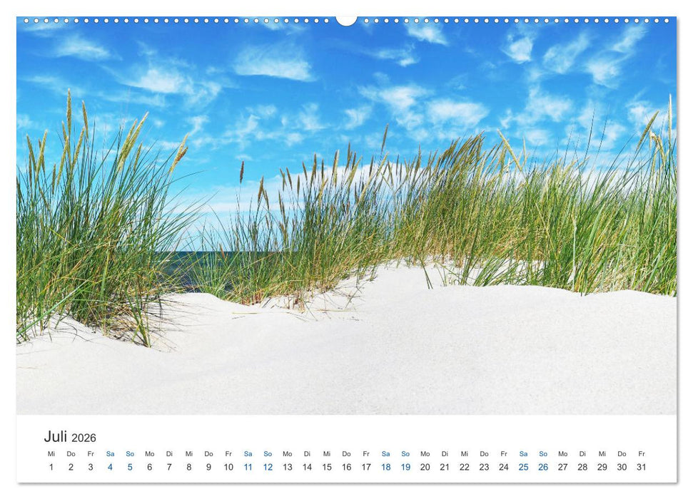 Deutsche Küste - Nordsee und Ostsee (CALVENDO Premium Wandkalender 2026)