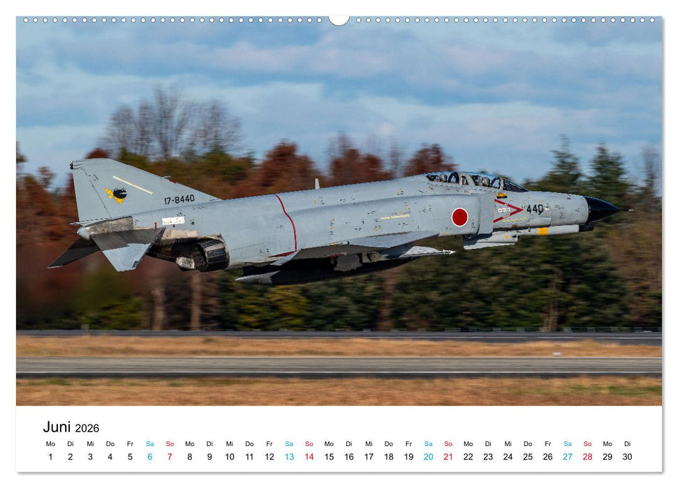 Die letzten McDonnell Douglas F-4 Phantom II (CALVENDO Premium Wandkalender 2026)