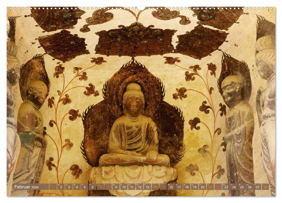 Mystische Wesen – Buddhistische Kunst im Himalaya (CALVENDO Premium Wandkalender 2026)