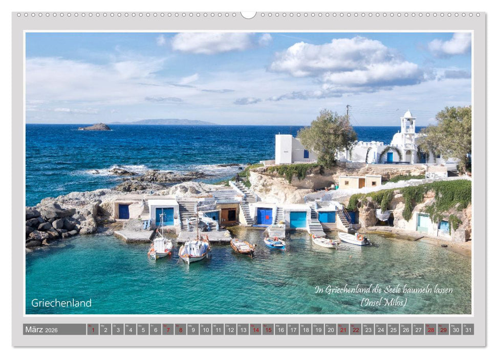 vom Reisen träumen (CALVENDO Premium Wandkalender 2026)