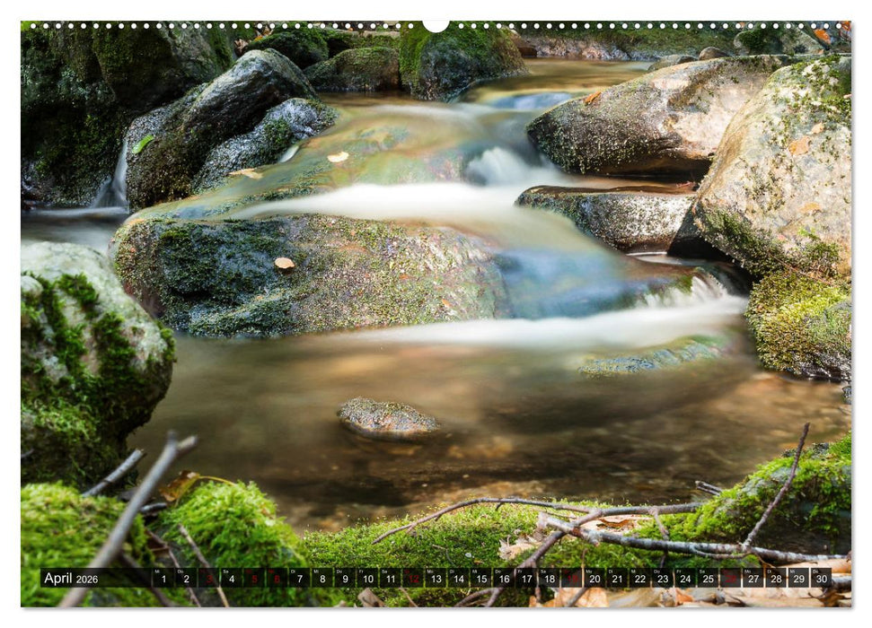 Bewegtes Wasser (CALVENDO Premium Wandkalender 2026)