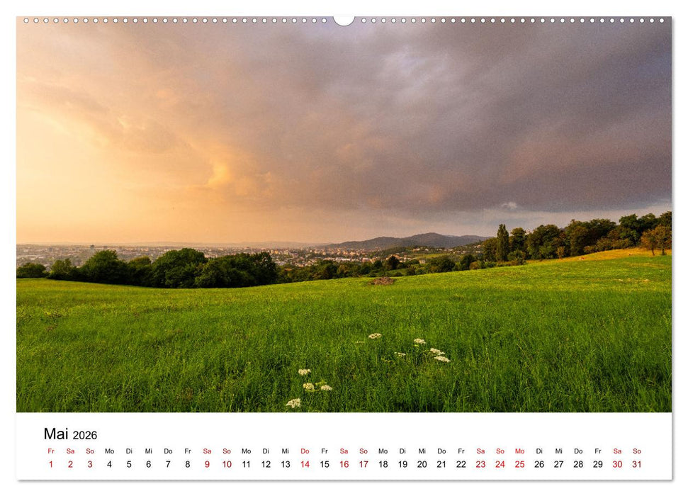 Freiburg, Drumherum (CALVENDO Premium Wandkalender 2026)