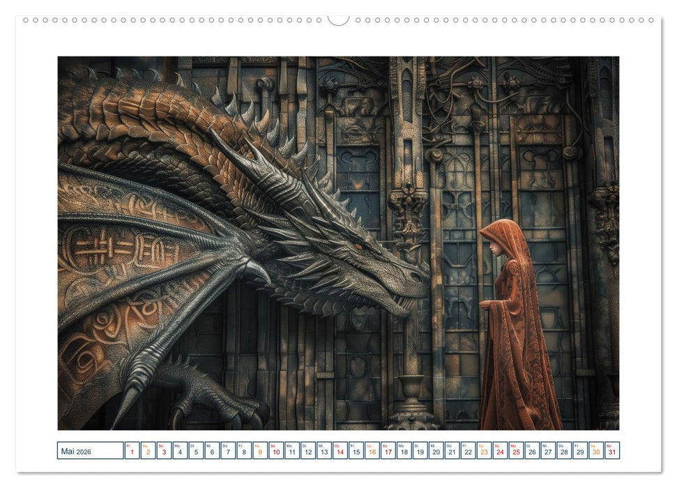 Drachenhüter (CALVENDO Premium Wandkalender 2026)