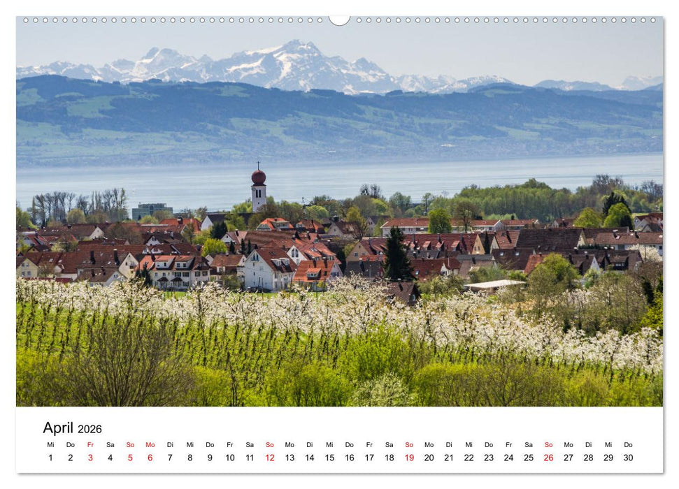 Urlaubsregion Bodensee (CALVENDO Premium Wandkalender 2026)