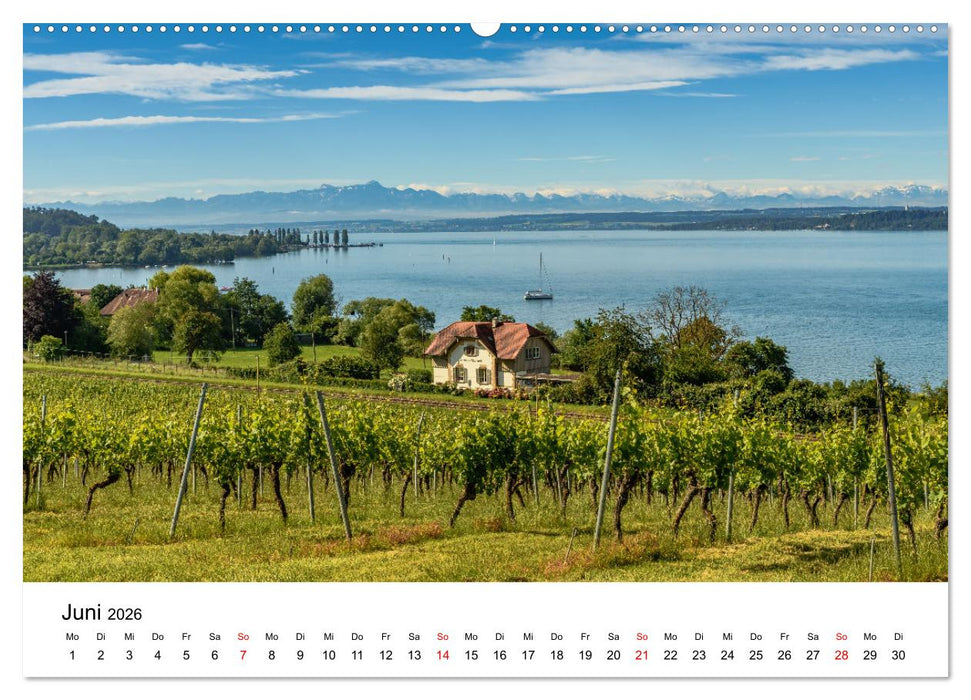 Urlaubsregion Bodensee (CALVENDO Premium Wandkalender 2026)