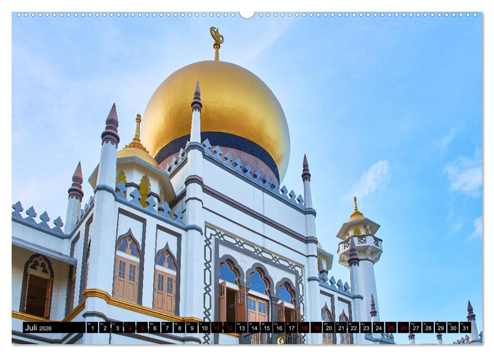 Singapur - Tradition trifft Moderne (CALVENDO Premium Wandkalender 2026)