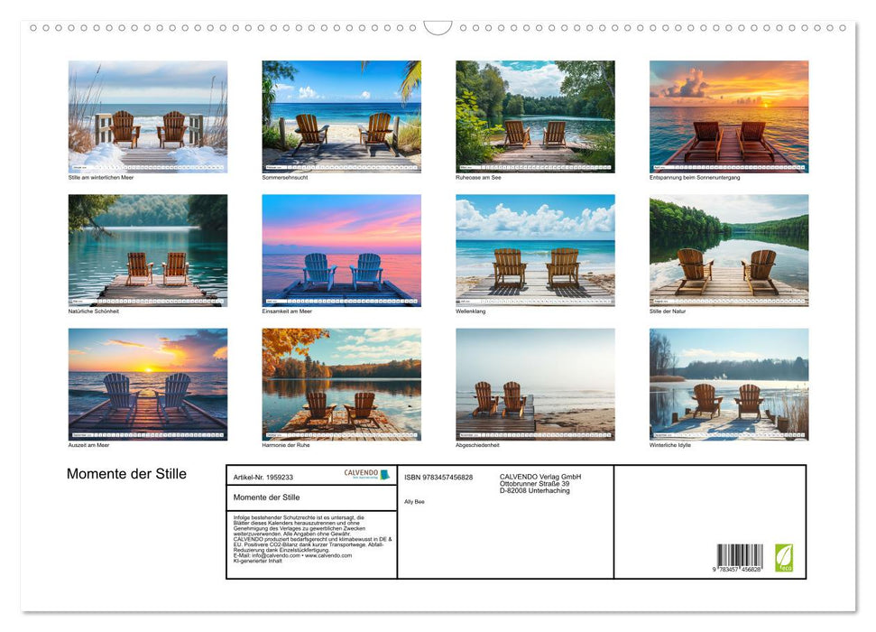 Momente der Stille (CALVENDO Wandkalender 2026)