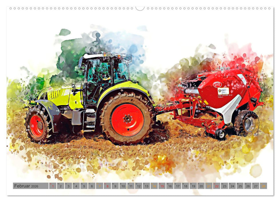 Landwirtschaft - Gigantisch (CALVENDO Premium Wandkalender 2026)