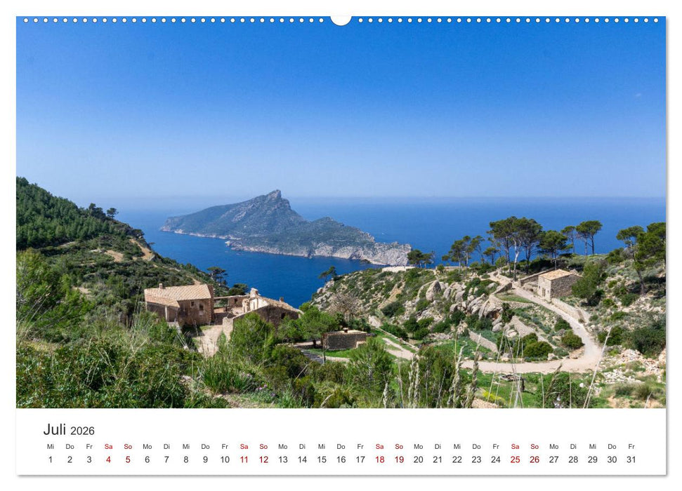 Mallorca - Eine traumhafte Reise nach Spanien. (CALVENDO Premium Wandkalender 2026)