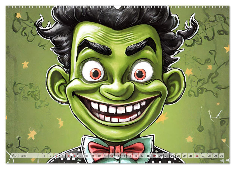 Süßes oder Saures - Ein Jahr voller Monsterspaß (CALVENDO Premium Wandkalender 2026)