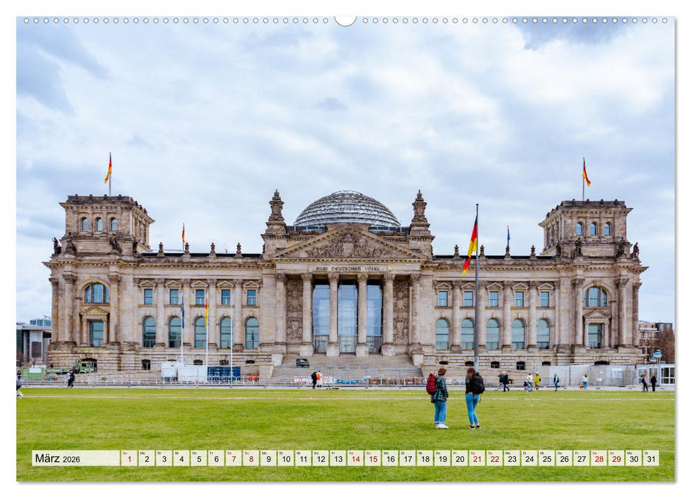 Berlin rund ums Jahr (CALVENDO Premium Wandkalender 2026)
