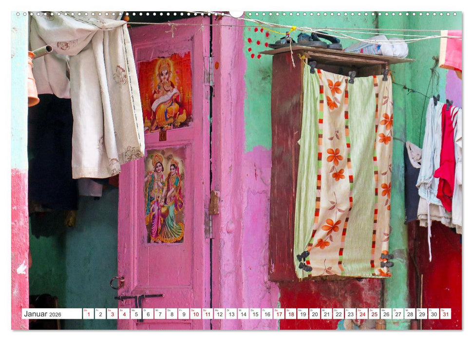 Kalkutta Altstadt Kolkata Oldtown (CALVENDO Premium Wandkalender 2026)