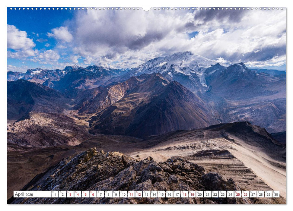 Andes Desconocido, Unbekannte Landschaften der Anden (CALVENDO Premium Wandkalender 2026)