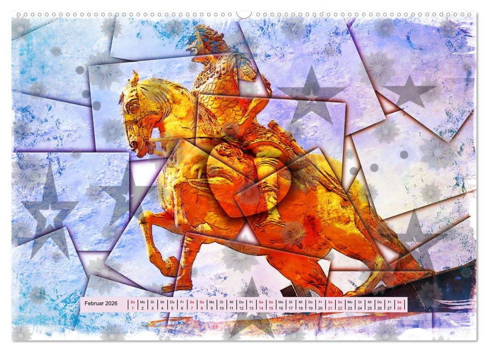 Grüße aus Dresden (CALVENDO Premium Wandkalender 2026)