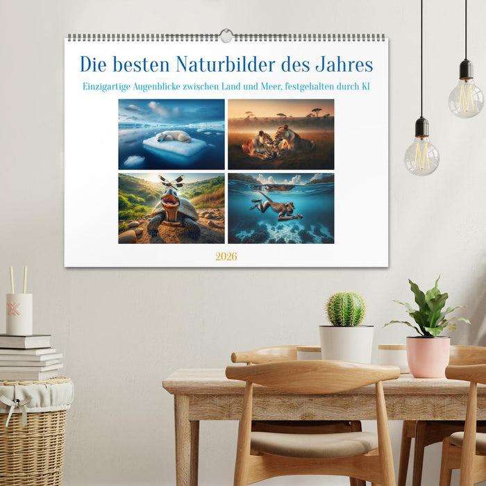 Die besten Naturbilder des Jahres - Einzigartige Augenblicke (CALVENDO Wandkalender 2026)