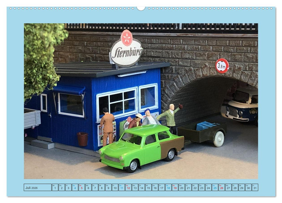 DDR Modellautos im Fokus (CALVENDO Premium Wandkalender 2026)