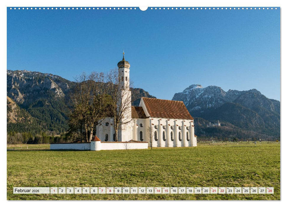 Urlaubsregion Bayern (CALVENDO Premium Wandkalender 2026)
