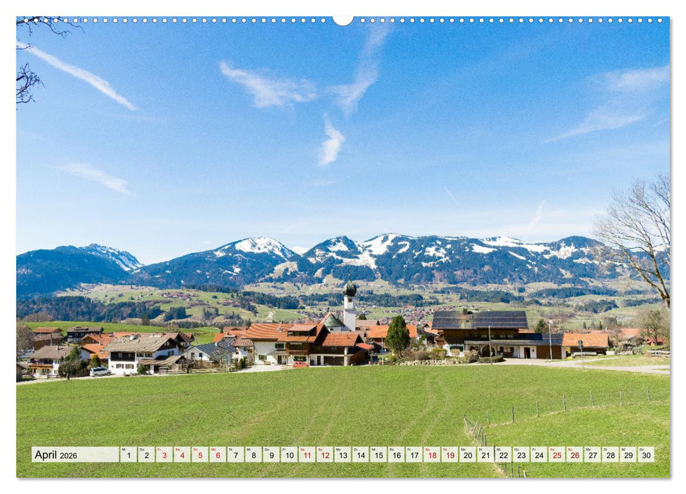 Urlaubsregion Bayern (CALVENDO Premium Wandkalender 2026)