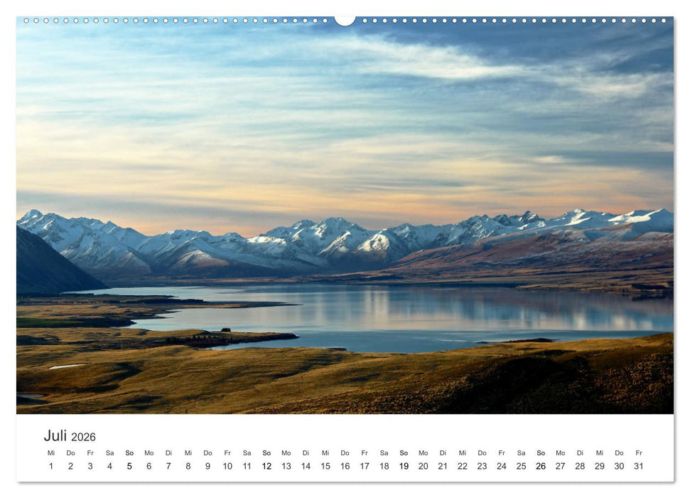 Naturschauspiel Neuseeland (CALVENDO Premium Wandkalender 2026)