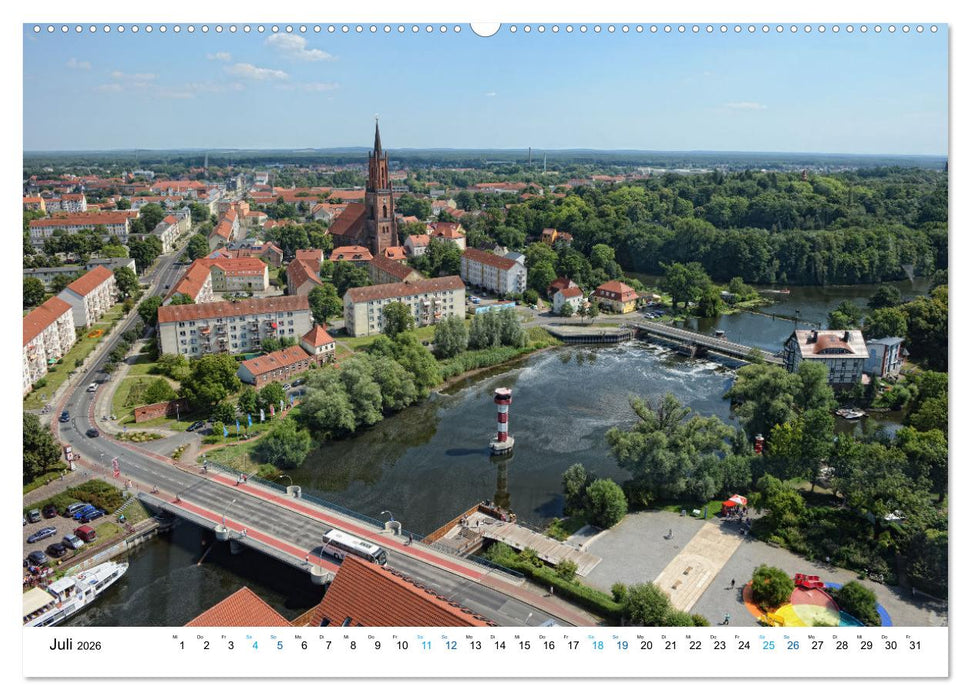 Die Havel entlang - Brandenburg, Rathenow, Havelberg (CALVENDO Premium Wandkalender 2026)