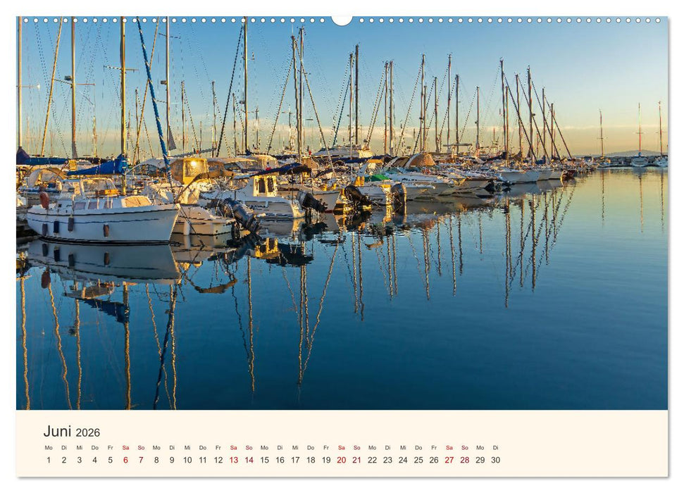 Wunderschöne Côte d'Azur (CALVENDO Premium Wandkalender 2026)