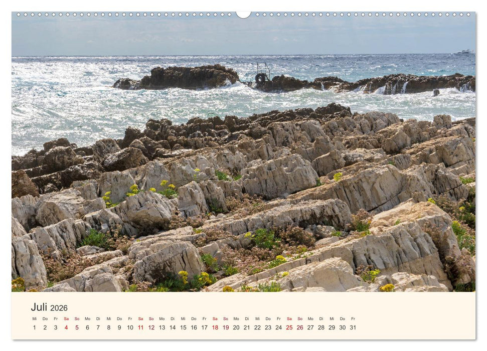 Wunderschöne Côte d'Azur (CALVENDO Premium Wandkalender 2026)
