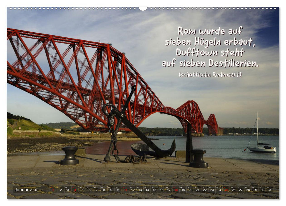 Whisky-Sprüche (CALVENDO Premium Wandkalender 2026)