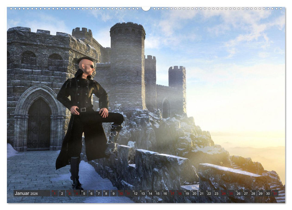 Gothic Sehnsucht (CALVENDO Premium Wandkalender 2026)