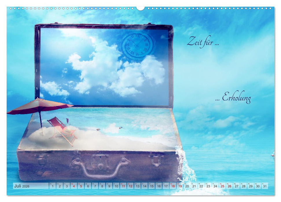 Alles hat seine Zeit - Mach Deine kleine Welt perfekt (CALVENDO Premium Wandkalender 2026)