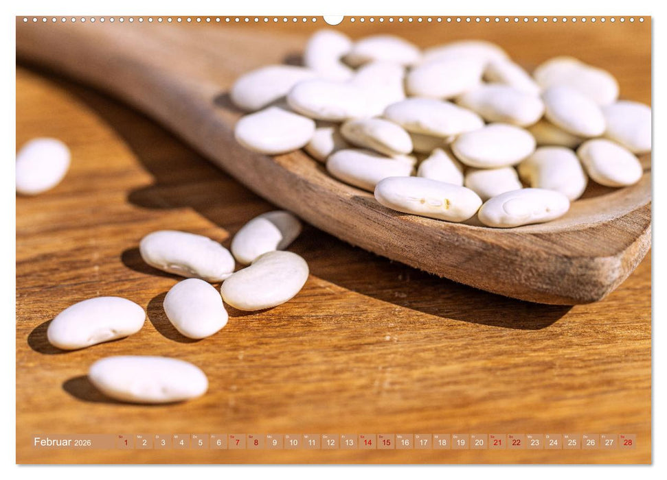 Bohnen Erbsen Linsen (CALVENDO Premium Wandkalender 2026)