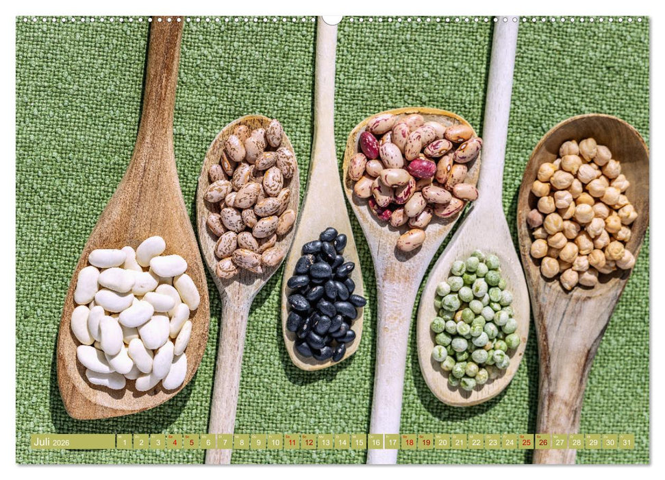 Bohnen Erbsen Linsen (CALVENDO Premium Wandkalender 2026)